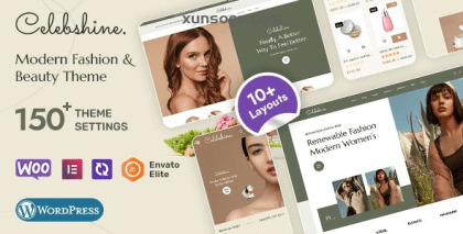 Celebshine WooCommerce Theme for Fashion Beauty Cosmetics 1.0.3 GPL Theme