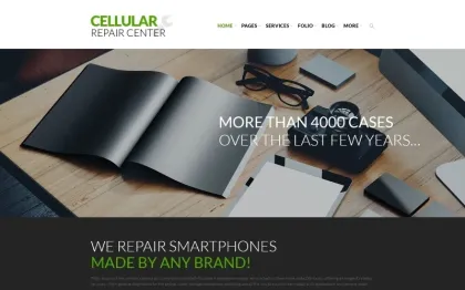 Cellular Repair Center WordPress Theme 1.0.0 GPL Theme