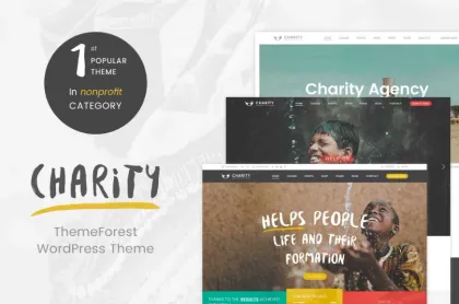 Charity WordPress Theme 2.6 GPL Theme