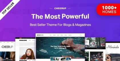 CheerUp Blog 8.0.1 GPL Theme