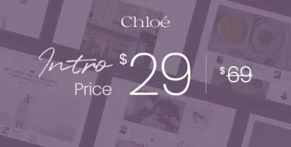 Chloé Personal Lifestyle WordPress Blog Theme 1.0.6 GPL Theme
