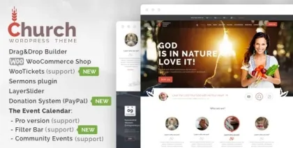 Church WordPress 35 GPL Theme