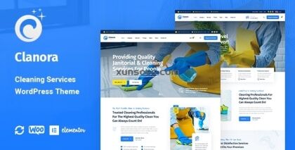 Clanora Cleaning Services WordPress Theme 1.2.4 GPL Theme