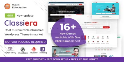 Classiera 4.0.28 GPL Theme