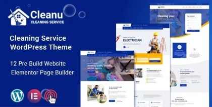 Cleanu Cleaning Services WordPress Theme 1.0.5 GPL Theme