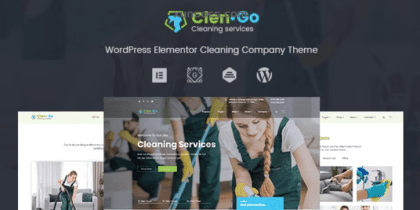 Clengo Cleaning Company WordPress Theme 1.1.5 GPL Theme