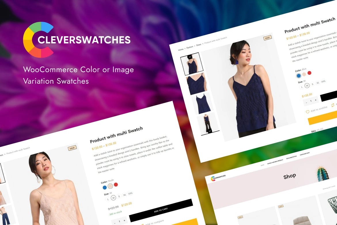 CleverSwatches WooCommerce Color or Image Variation Swatches 2.2.3 GPL Plugins