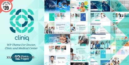 Cliniq Doctor Medical WordPress Theme 1.0.7 GPL Theme