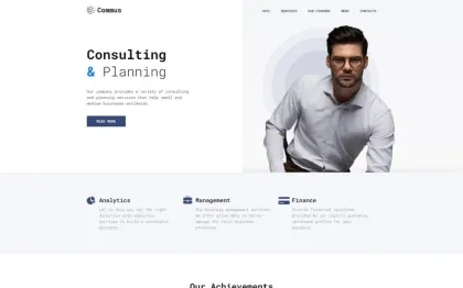 Commus Business Multipurpose Minimal WordPress Elementor Theme WordPress Theme 1.0.0 GPL Theme