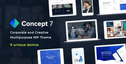Concept Seven Responsive Multipurpose WordPress Theme 1.22 GPL Theme
