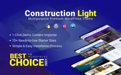 Construction Free MultiPurpose WordPress Themes 1.3.2 GPL Theme