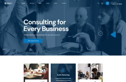 Conult Consulting Business WordPress Themes 1.1.2 GPL Theme