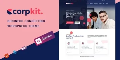 Corpkit Business Consulting 1.0.4 GPL Theme