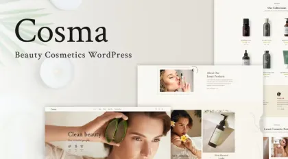 Cosma Beauty Cosmetics WordPress Theme 2.2 GPL Theme