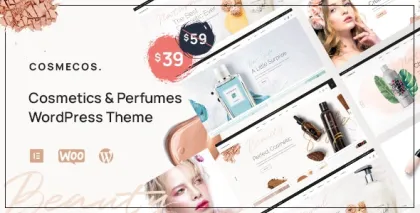 Cosmecos | Cosmetics Perfumes WordPress Theme 1.1 GPL Theme