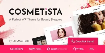 Cosmetista Beauty Makeup Theme 1.0.9 GPL Theme
