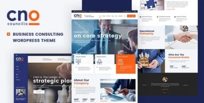 Councilio Business and Financial Consulting WordPress Theme 1.1.0 GPL Theme
