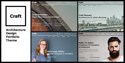 Craft Portfolio Architecture Design 1.3.0 GPL Theme