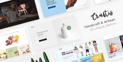 Craftis Handcraft Artisan WordPress Theme for Creatives 1.2.2 GPL Theme