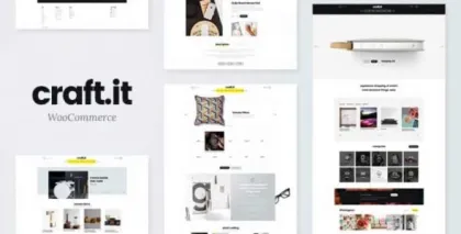 Craftit Artisan Shopping Theme 2 GPL Theme