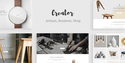 Creator Theme for Handmade Artisans 1.9 GPL Theme