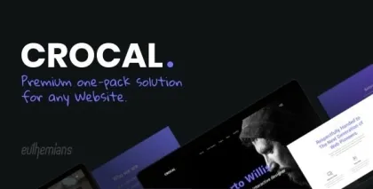 Crocal Responsive Multi-Purpose WordPress Theme 2.0.9 GPL Theme