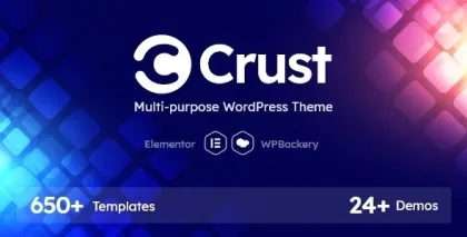 Crust Multipurpose WordPress Theme 1.4.0 GPL Theme