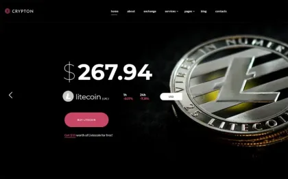 Crypton Crypto Token Exchange WordPress Theme 1.0.0 GPL Theme
