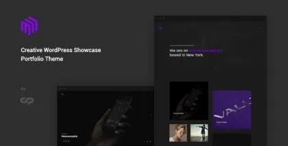 Cubez Creative WordPress Showcase Portfolio Theme 1.3 GPL Theme