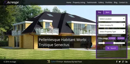 CyberChimps Acreage WordPress Theme 1.1 GPL Theme