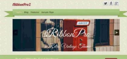 CyberChimps iRibbon Pro 2 WordPress Theme 3.0 GPL Theme