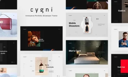 Cygni Interactive Portfolio Showcase Theme 2.0.2 GPL Theme