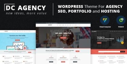 DC Agency : WordPress Theme For Creative Agency, Hosting, SEO Services 1582 GPL Theme
