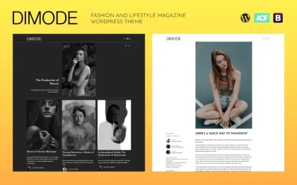 DIMODE Fashion and Lifestyle Magazine WordPress Theme 1.0.5 GPL Theme