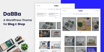 Dabba A WordPress Theme For Blog Shop 1.0.7 GPL Theme