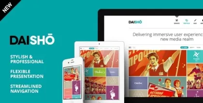 Daisho Flexible WordPress Portfolio Theme 4.0 GPL Theme