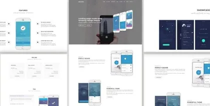 Decades App Showcase App Store WordPress Theme 1.0.6 GPL Theme