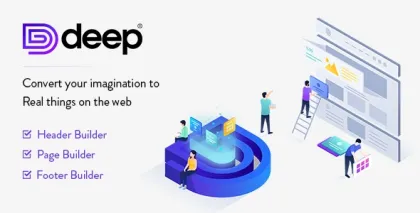 Deep – Creative Multi-Purpose WordPress Theme 1.0.6 GPL Theme