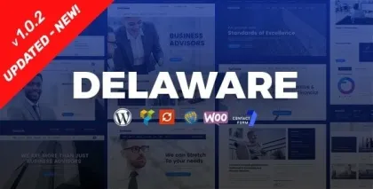 Delaware Consulting and Finance WordPress Theme 1.2.6 GPL Theme