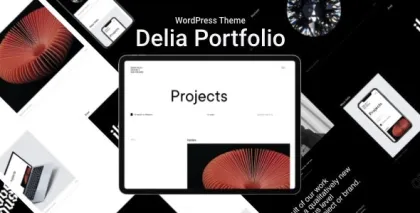 Delia | WordPress Theme For Freelancer 1.0.0 GPL Theme