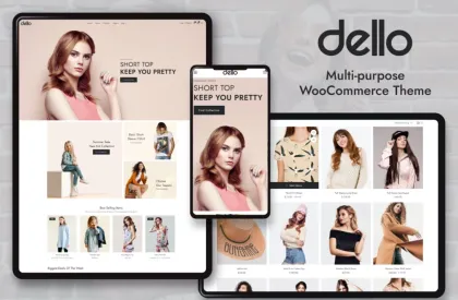 Dello Multi-Purpose WooCommerce Theme 2.0 GPL Theme