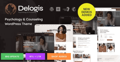 Delogis Psychology Counseling WordPress Theme 1.0.1 GPL Theme