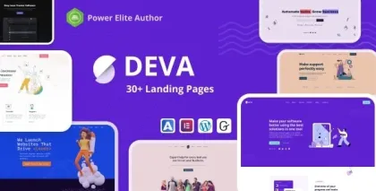Deva Landing Page 1.1.1 GPL Theme