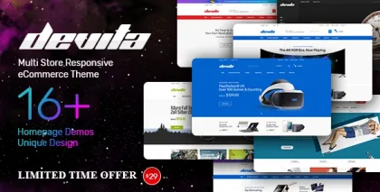 Devita Multipurpose Theme for WooCommerce WordPress 1.7.0 GPL Theme