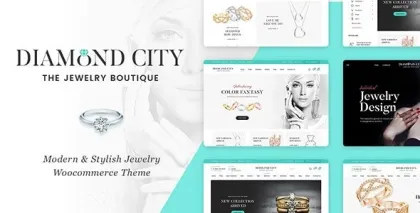 DiCi Jewelry Shop WordPress Theme 1.2.1 GPL Theme
