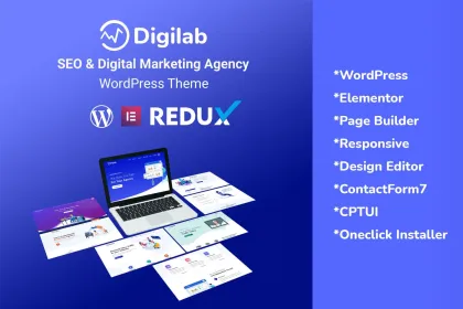 Digilab Digital Marketing Agency WordPress Theme 1.0.0 GPL Theme