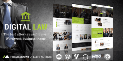 Digital Law | Attorney Legal Advisor WordPress Theme 12.8 GPL Theme