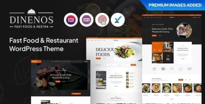 Dinenos Restaurant WordPress Theme 1.0.4 GPL Theme