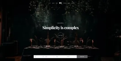 Dinex One Page Restaurant WordPress Theme 1.0.0 GPL Theme