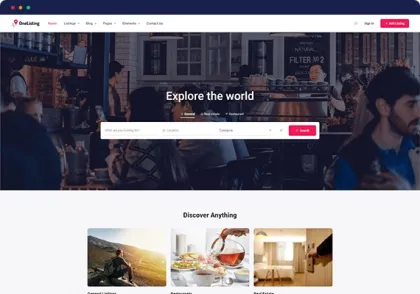 Directorist OneListing Minimal WordPress Directory Theme 1.18 GPL Theme